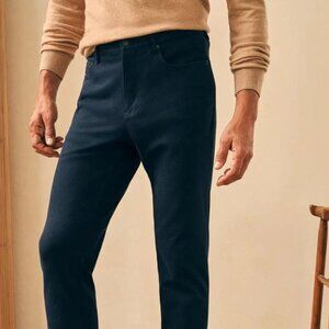 Faherty‎ Knit Flannel 5-Pocket Mens Pants NWT - MSRP $198 Size - 33x34